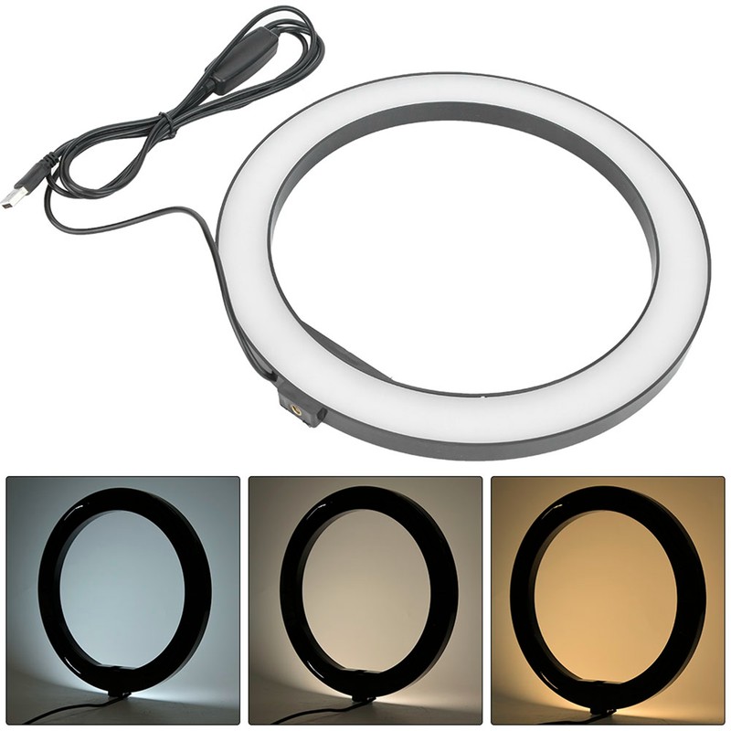 10 Inch 2400‑3000LM 12W LED Ring Light with Cell Phone