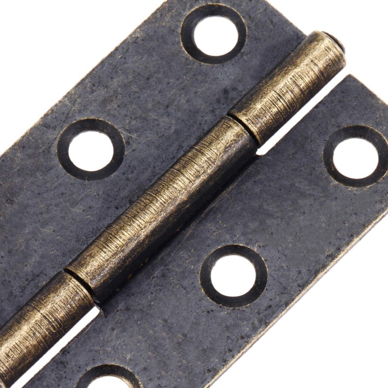 2 Pcs Hinges Retro Butt Hinges Antique Hinges Bronze with