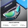 Nitrogen Polarized Wrap Around Sport Sunglasses for Men Women UV400