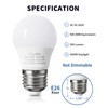 Pazetiv Waterproof LED Refrigerator Light Bulbs 40 watt Equivalent, 120V,