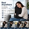 Inflatable Travel Pillow for Neck Support – 45° Headrest Cushion