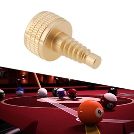 Be In Your Mind 2pcs 27g Brass Billiard Cue Screws Club Weight Bolt for Pool Cues, 17mm