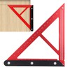 Woodworking Triangle Ruler Inch Scale Square Angle Ruler Aluminum Alloy