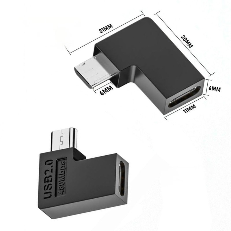 chenyang 4 Pack USB C to Micro USB Adapter, Micro