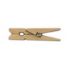 LWR CRAFTS Crafts Wooden Small Clothespins, 4.8cm Length, 50 Pieces
