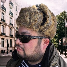 Wagma Products Men's Flight Cap, Pilot Cap, Russian Hat, black (black 19-3911tcx), Free Size