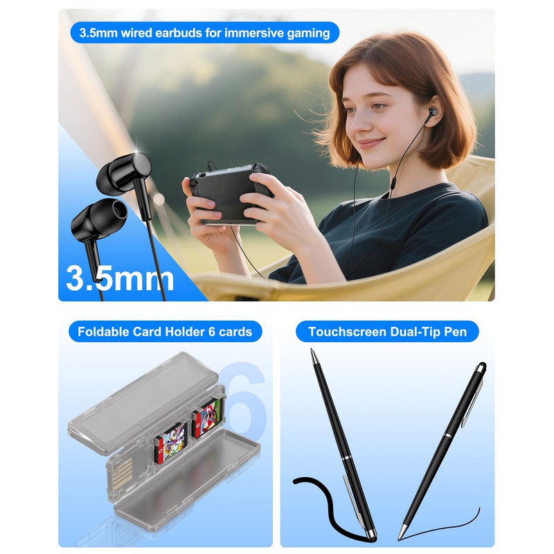 Larstylee 17 in 1 Switch 2 Accessories Bundle - Carrying
