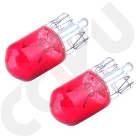 CCIYU 20 Pack 194/168/T10 12V 5W Side Marker Clearance Light Halogen Bulb (50 PCS Red)