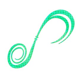 Shimano ED-V01W 003 Chart Glow Inogetsu Bakubaku Tie, Gekiatsuki Curly, 003 Chart Glow