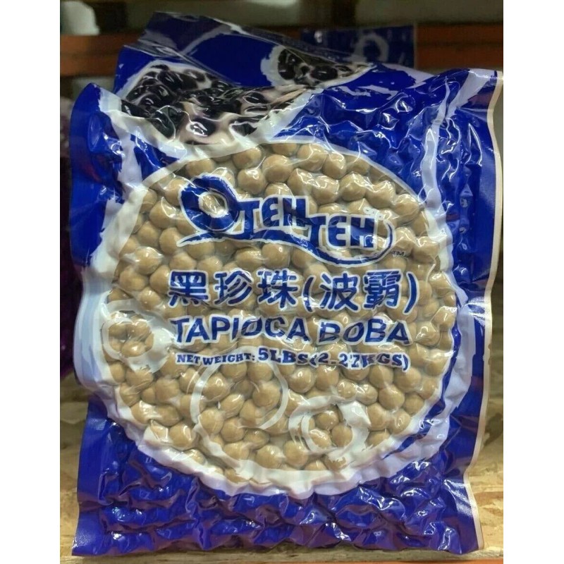 OtehTeh Black Taiwanese Tapioca Pearl Boba Bubble 5 lbs