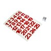 Numbers Miniblings Sticker Red 24 25 Advent Calendar 1-25 X-Mas