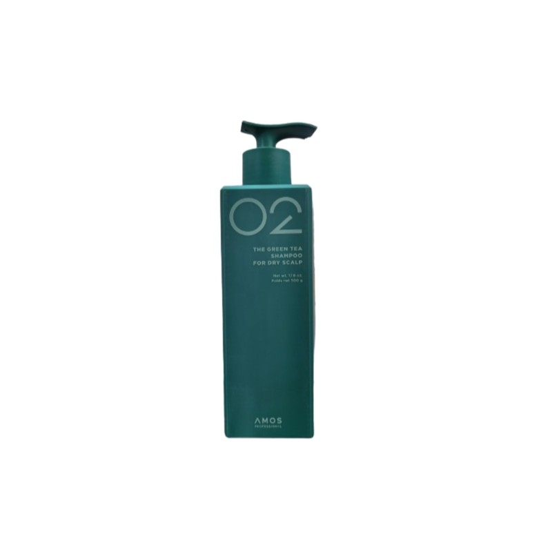Amos Green Tea Real Feel Oily Hair Shampoo 500g +