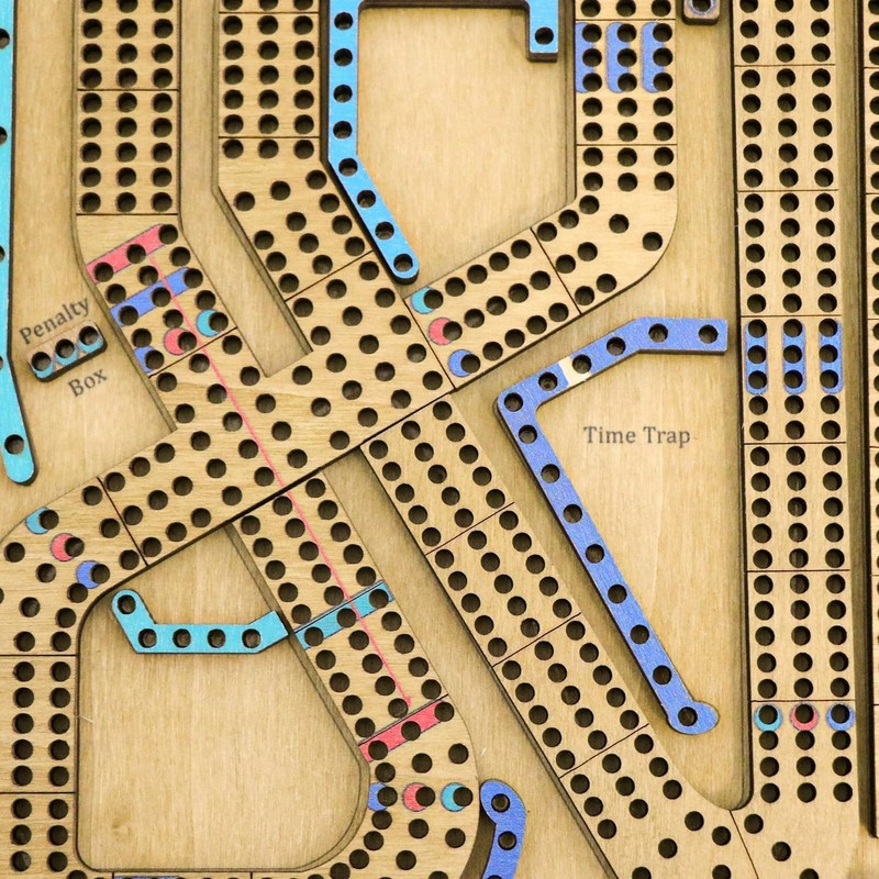 Cribbage Wars Board Game, Crib Wars Board Game, Cribbage Board