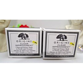 Origins Clear X2 Improvement Charcoal Honey Mask To Purify And Nourish 1fl.oz.