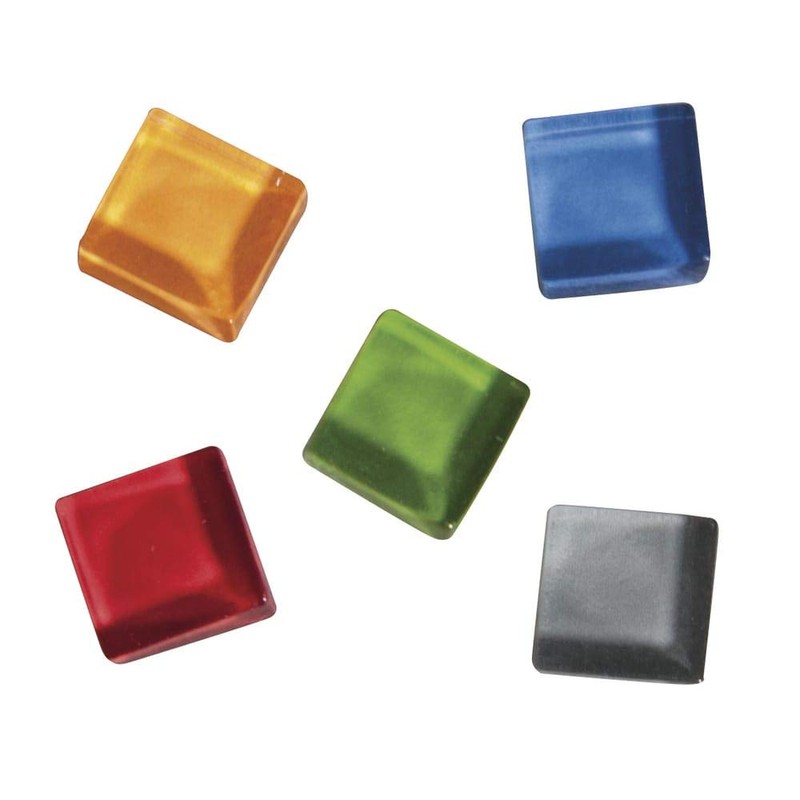 Rayher 14794999 Soft Glass Mosaic Mix 1 x 1 cm,