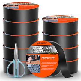 10 Pack Weather-Resistant Butyl Joist Tape - 2" x 50' for Decking