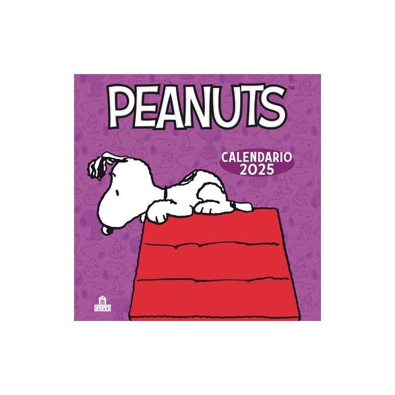 Peanuts. Calendario da parete 2025