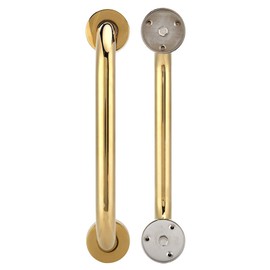 Ejoyous Stainless Steel Grab Bar, Gold Bathroom Safety Handle Non-Slip Handrail Non-Slip Safety Support Towel Holder for Bathtub Toilet 30cm