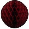 3-pack 5 Inch Honeycomb Tissue Paper Balls (Maroon)
