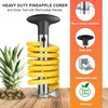 Cheer Collection Pineapple Corer And Slicer Tool, Stainless Steel Pineapple