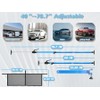 Leikius 2PK 79 inch Heavy Duty Adjustable Cargo Bars,200LB Capacity，Non-Slip