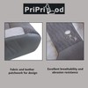 Priprilod Gray Cloth Driver Side Bottom Replacement Seat Cover Compatible