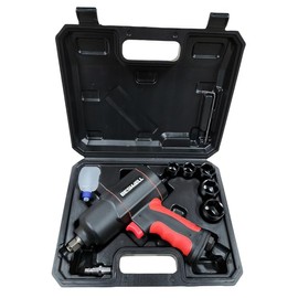 BESWELL-AKP-03-10pcs 1180 Ft.lbs / 1600 N.M 1/2" twin hammer air impact wrench kit