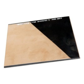Forney 57070 Lens Replacement Gold Welding Filter, 4-1/2-Inch-by-5-1/4-Inch, Shade-9