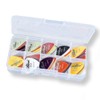 Guitar Picks, Colorful for Beginners, For Practice, Teardrop Picks, Storage