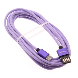 10ft USB-C Cable Purple Extra Long Compatible with Cricket Magic 2 5G/AT&T Propel 2 5G, Fast Charger Power Cord Type-C Sync Wire