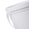 Consolidated Plastics Pail with Handle, Polypropylene, 1.5 Quart, White, 10