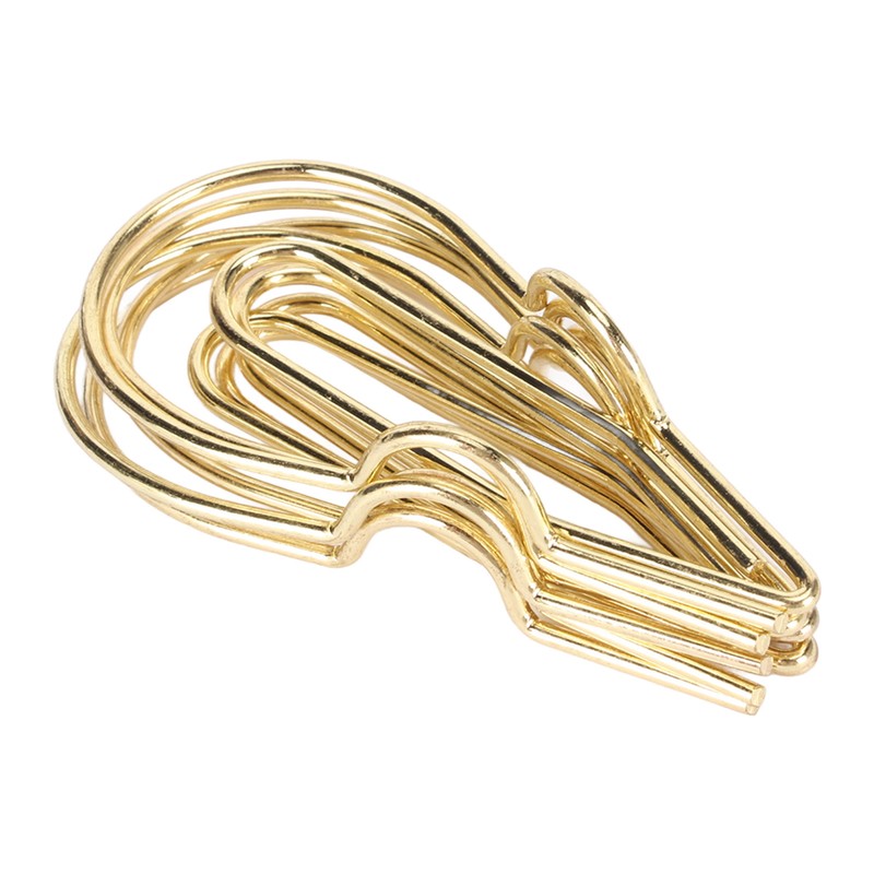 50Pcs Metal Pen Clips Multifunction Strong Clamping Force Electroplated Pen