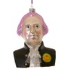 Cody Foster & Co - George Washington Blown Glass Ornament