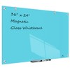 TSJ OFFICE Glass Dry-Erase Board - 36 x 24 Inches