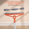 MAVRIZ Air Broom with Removable Rubber Strip and Broom Bristle,