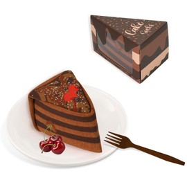 AGRIMONY Funny Doughnut Ice Socks Box - Funny Colourful Cool Gifts for Women Ladies Teenager Girls Mum - Funny Mother's Day Gift Easter Christmas Gift Ideas - Socks with Motif, ChocolateCake