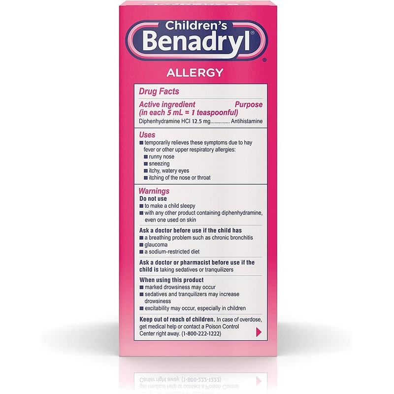 Benadryl Childrens allegry Liquid 2X 8 oz