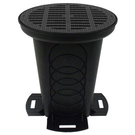 Storm Drain FSD-3017-12BKIT 12-in. Round Catch Basin Kit with Grate & Connectors