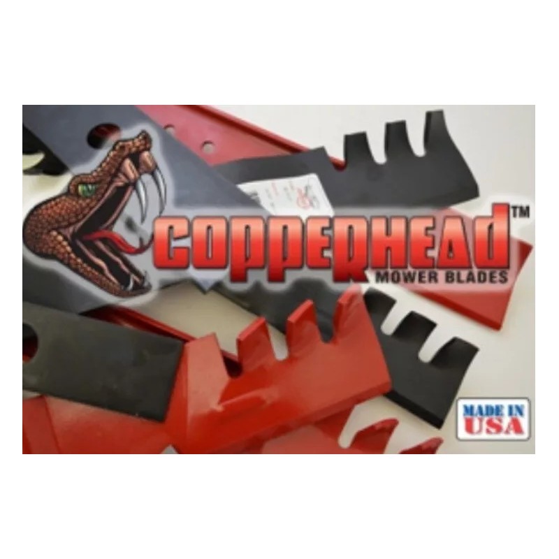 For Exmark COPPERHEAD 3-PACK 52" HD EXMARK HIGH-LIFT BLADES 303146,
