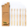 Bamboo Toothbrushes - Sustainable - Biodegradable - Pack of 6