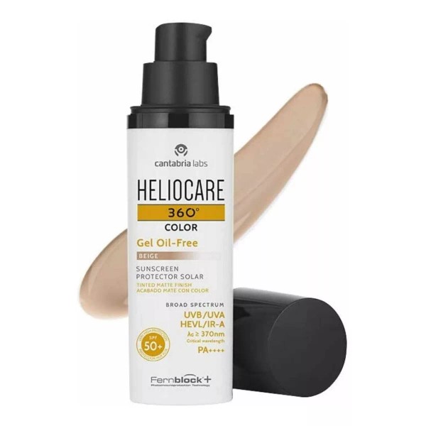 Cantabria Labs Heliocare 360 Gel Oil-free Color Beige Spf 50
