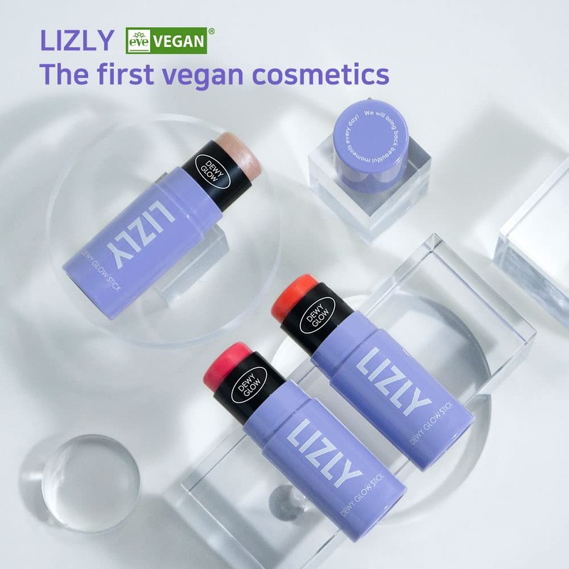 Cheek Highlighter Stick, Multi-Face, Makeup Stick, Multibalm, LIZLY Dewy Glow
