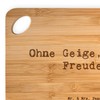 Mr. & Mrs. Panda Bamboo Chopping Board with German Text