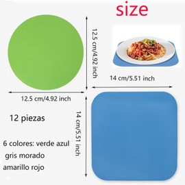 WADY Abridor de Tarros, 12 Agarre de Tarro de Goma para Manos Débiles, Abrebotellas para Manos Artríticas, Almohadilla de Agarre para Abridor de Tarros/tapa,Agarraderas de Goma para Abridor de Frascos
