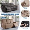 TAOCOCO Recliner Sofa Slipcover, 3 Pieces Polyester Fabric Stretch Sofa