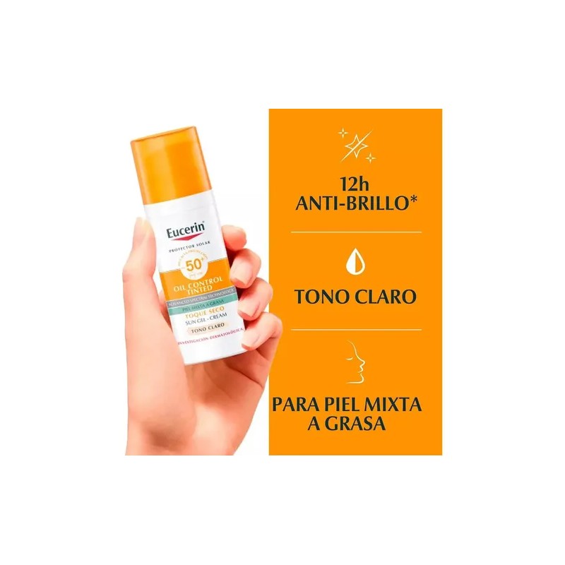 Eucerin Protector Solar Sun Control Facial Claro Fps50 50ml
