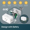 Linkind Matter Smart Plug with LED Night Light, Work with