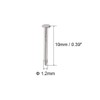sourcing map Small Tiny Hardware Nails Carbon Steel 1.2X10mm(DXL) for