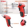 Hi-Spec 27pc 3.6V Red Small Power Electric Screwdriver Set. Cordless