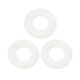 3 Pcs Flush Valve Seal for Ideal Standard Flush Valve Base Sealing Washer Compatible Replacement Toilet Flush Valve Rubber Seal Washer Silicon Clear Washers Repair Rubber Seal Diaphragm,for Geberit